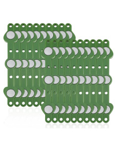 20 Pares de Pines Magnéticos Waydress para Corsage Verde