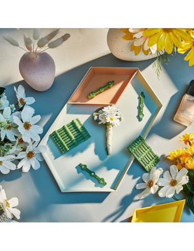 20 Pares de Pines Magnéticos Waydress para Corsage Verde