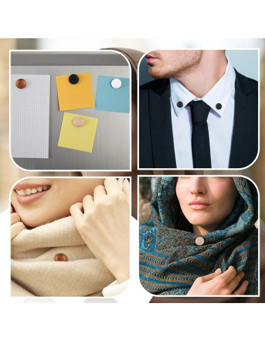 4 Alfileres Magnéticos para Hijab XIHIRCD - 1.27 cm - Mate
