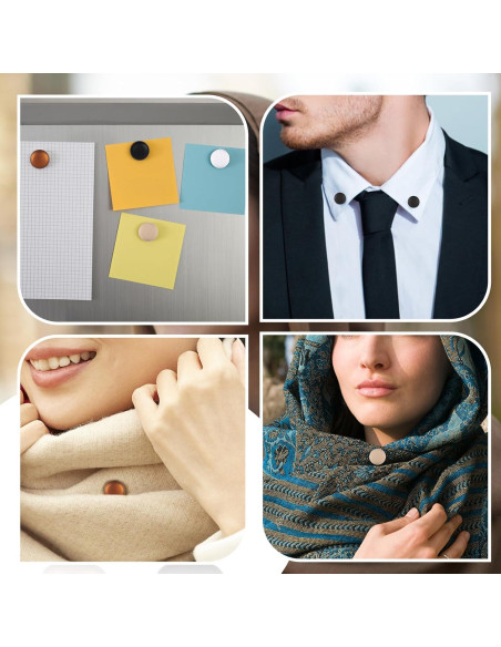 4 Alfileres Magnéticos para Hijab XIHIRCD - 1.27 cm - Mate