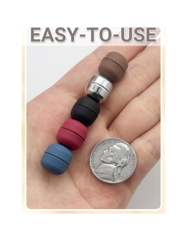 12 Imanes para Hijab MKCYD Sin Pinchos Multiuso para Mujeres