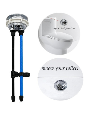 Botón de descarga dual Alovexiong 48mm con extensión 20cm