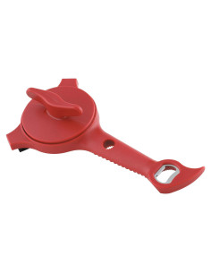 Abrebotellas Multifuncional Kuhn Rikon 5-en-1 Rojo 12.7x25.4cm