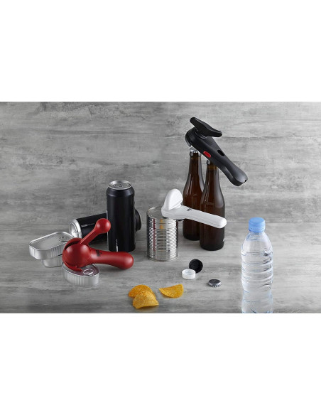 Abrebotellas Multifuncional Kuhn Rikon 5-en-1 Rojo 12.7x25.4cm Abrebotellas Multifuncional Kuhn Rikon 5-en-1 Rojo 12.7x25.4cm