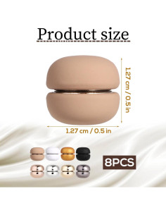 8 Alfileres Magnéticos para Hijab TOYMIS - Fuerte y Seguro 2