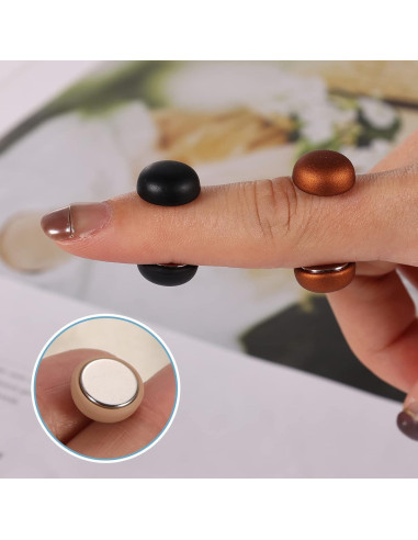 Imanes para Hijab 4 Piezas - Fuerte y Multiuso - 1.27cm