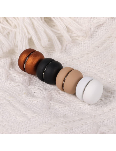 Imanes para Hijab 4 Piezas - Fuerte y Multiuso - 1.27cm