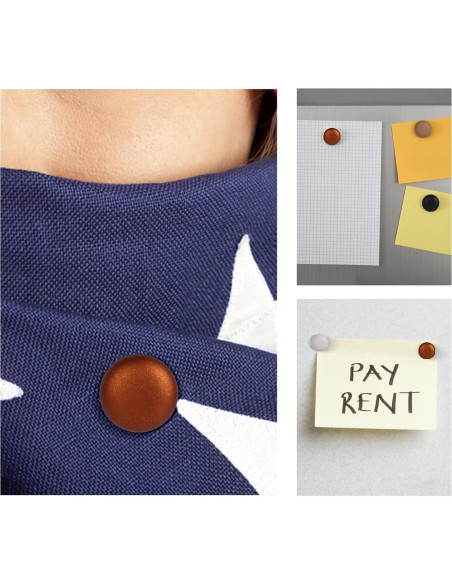 Imanes para Hijab 4 Piezas - Fuerte y Multiuso - 1.27cm