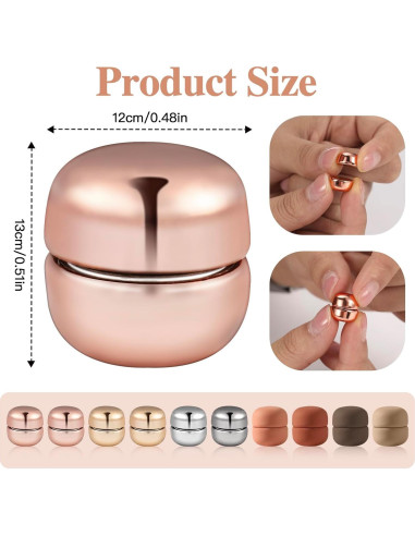 10 Imán para Hijab VZZNN - Pines Magnéticos Multiusos