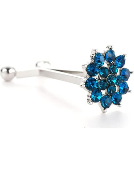 12 Clips de Bufanda con Rhinestones y Perlas para Hijab