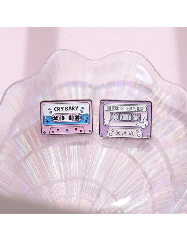 Conjunto de Pines Retro de Música 90s - 5 Piezas Unisex