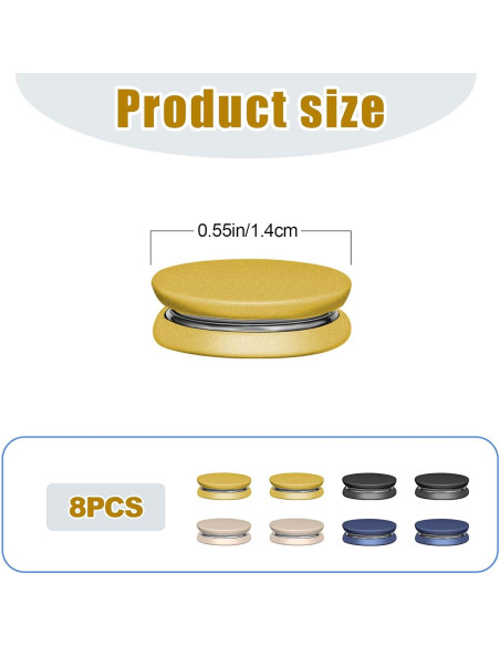 8 Alfileres Magnéticos para Hijab PEUTIER - Multiusos, 3.56 cm