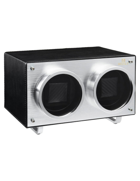 Winder Doble para Relojes Automáticos MOZSLY Negro 2 Relojes