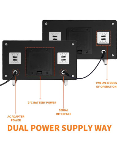 Winder Doble para Relojes Automáticos MOZSLY Negro 2 Relojes
