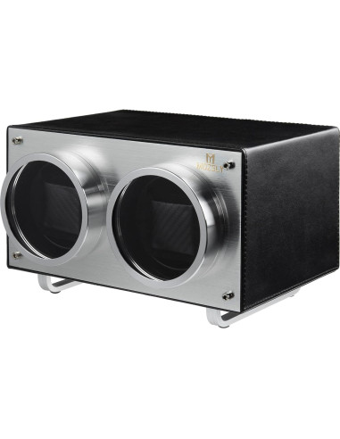 Winder Doble para Relojes Automáticos MOZSLY Negro 2 Relojes