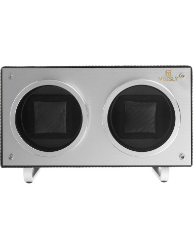 Winder Doble para Relojes Automáticos MOZSLY Negro 2 Relojes