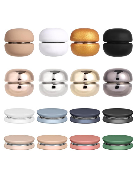 16 Alfileres Magnéticos para Hijab NQEUEPN - Multicolor