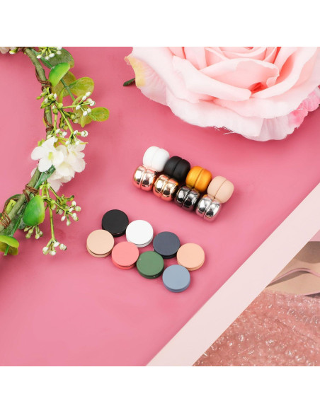 16 Alfileres Magnéticos para Hijab NQEUEPN - Multicolor