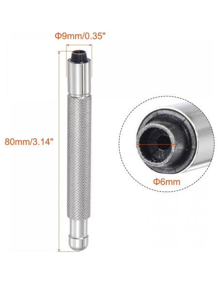 Enrollador de Corona de Reloj uxcell 6mm Acero Carbono Manual