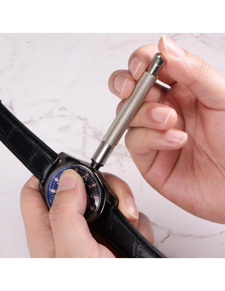 Enrollador de Corona de Reloj uxcell 6mm Acero Carbono Manual