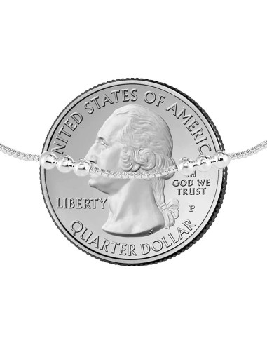 Cadena Tobillera de Plata Esterlina 925 Savlano 25.4 cm