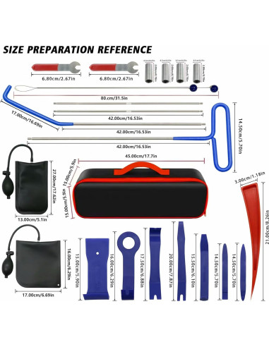 Juego de Herramientas Automotrices Tekeviss 22 Piezas Acero