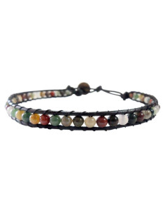 Pulsera de Tobillo Bohemia 88 INFINITYEE888 de Piedra Jasper 25cm