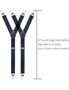 Cinta Ajustable para Camisa FOX-TECH Hombre Antideslizante 2