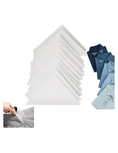 50 Piezas Collar Stays Triangulares Blancos WinldMonmo PVC