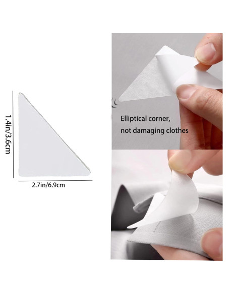 120 Piezas Collar Stays No Curl PVC para Camisas Polo 120 Piezas Collar Stays No Curl PVC para Camisas Polo