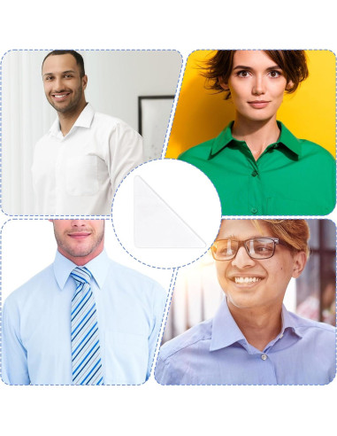 120 Soportes de Collar para Camisas de Hombre FdcLixuvol