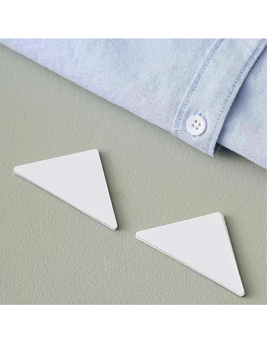 120 Piezas Collar Stays No Curl PVC para Camisas Polo