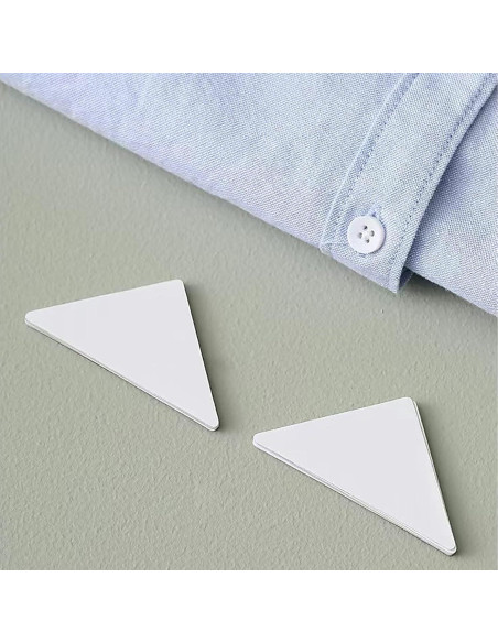 120 Piezas Collar Stays No Curl PVC para Camisas Polo 120 Piezas Collar Stays No Curl PVC para Camisas Polo