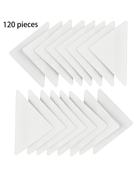 120 Piezas Collar Stays No Curl PVC para Camisas Polo 120 Piezas Collar Stays No Curl PVC para Camisas Polo