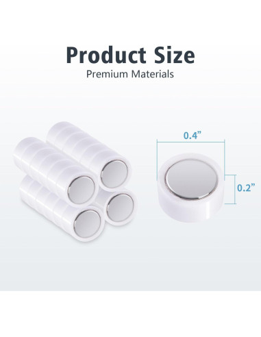 36 Imanes Neodimio para Soportes de Cuello ThreeLeaves