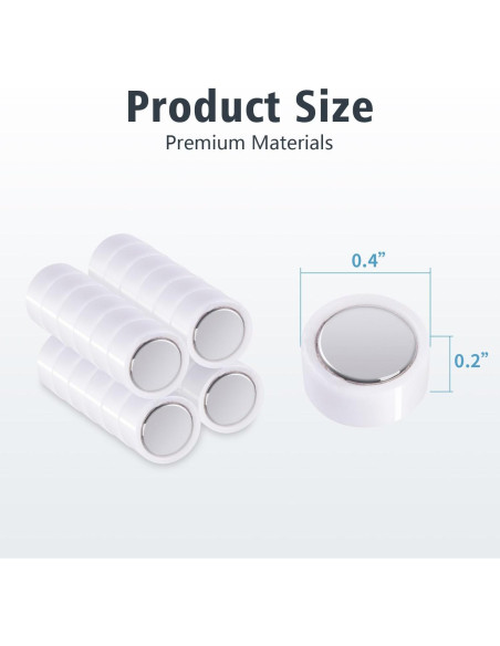 36 Imanes Neodimio para Soportes de Cuello ThreeLeaves