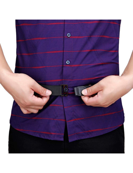 Cinturón Sujetador de Camisa Ajustable Kedofe 120 cm Elástico