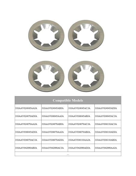 Paquete de 4 Clips de Ventilador Gugaguga AS31XH280