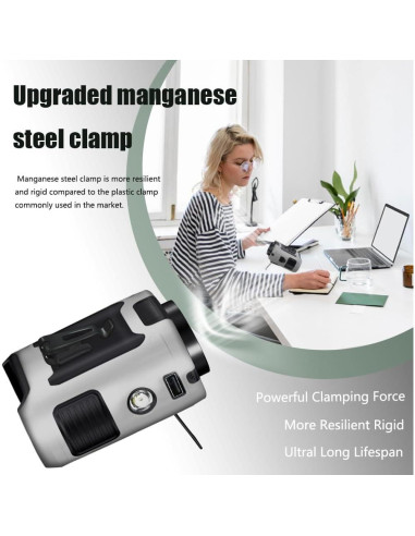 Ventilador Portátil CAZOKASI K50 10000mAh Clip Cintura