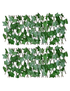 Cerca de Privacidad Expandible SlenyuBridal 2 Paquete Verde