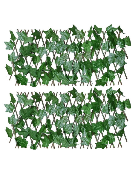 Cerca de Privacidad Expandible SlenyuBridal 2 Paquete Verde