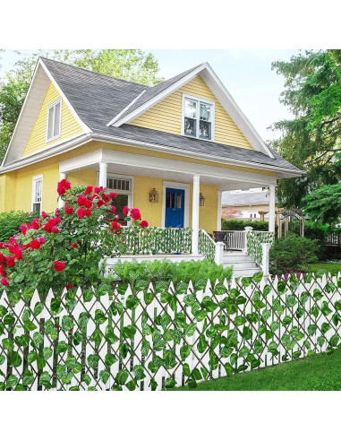 Cerca de Privacidad Expandible SlenyuBridal 2 Paquete Verde