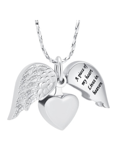 Collar de Urna de Cremación Imrsanl con Colgante Corazón