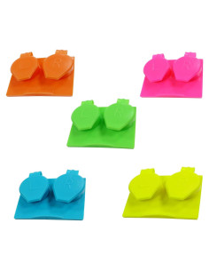 Estuche de Lentes de Contacto Sports World Vision - 4 Piezas, Diseño Compacto