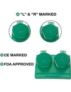 Estuche de Lentes de Contacto Sports World Vision - 4 Piezas, Diseño Compacto 2