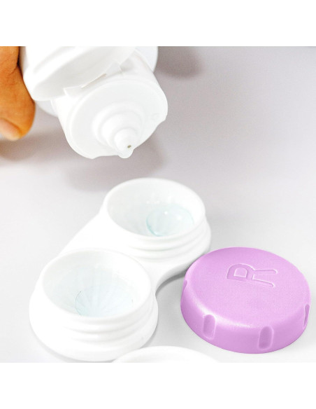 80 Estuches para Lentes de Contacto FVXEWRCS a Prueba de Fugas