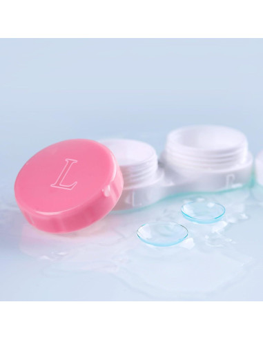 80 Estuches para Lentes de Contacto FVXEWRCS a Prueba de Fugas