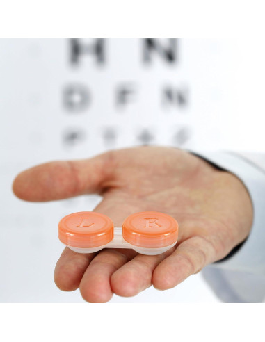 80 Estuches para Lentes de Contacto FVXEWRCS a Prueba de Fugas