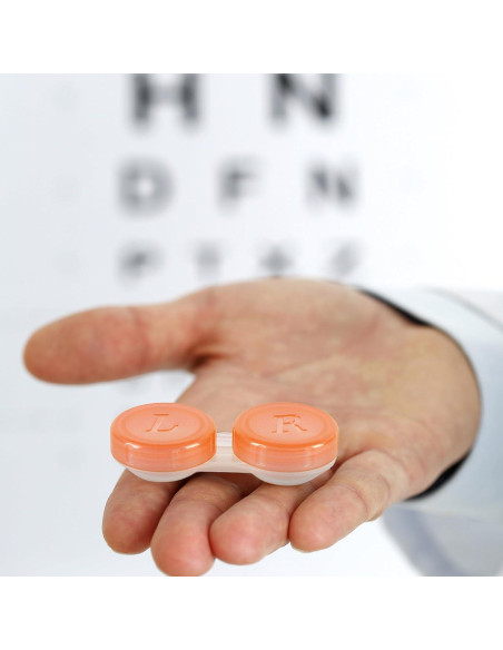 80 Estuches para Lentes de Contacto FVXEWRCS a Prueba de Fugas