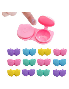 Estuche para Lentes de Contacto Clean Lens - Paquete de 12 Coloridos